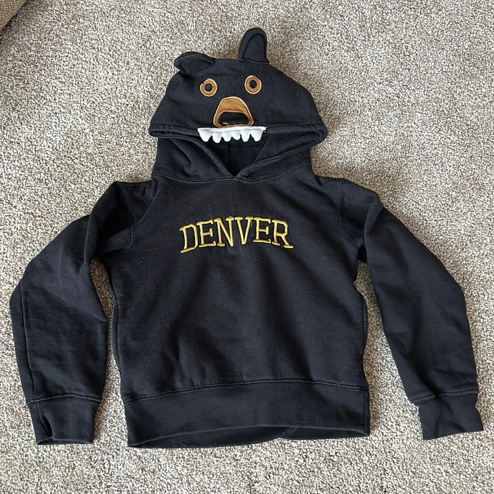 Kids’ Denver Bear Hoodie Sweatshirt, Size 4T